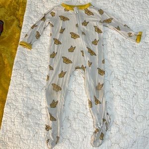 Well loved, adorable Kyte bamboo footie